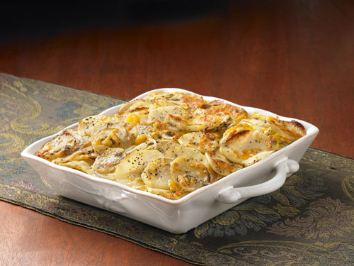 Sage Cheddar Cheese Potato Casserole